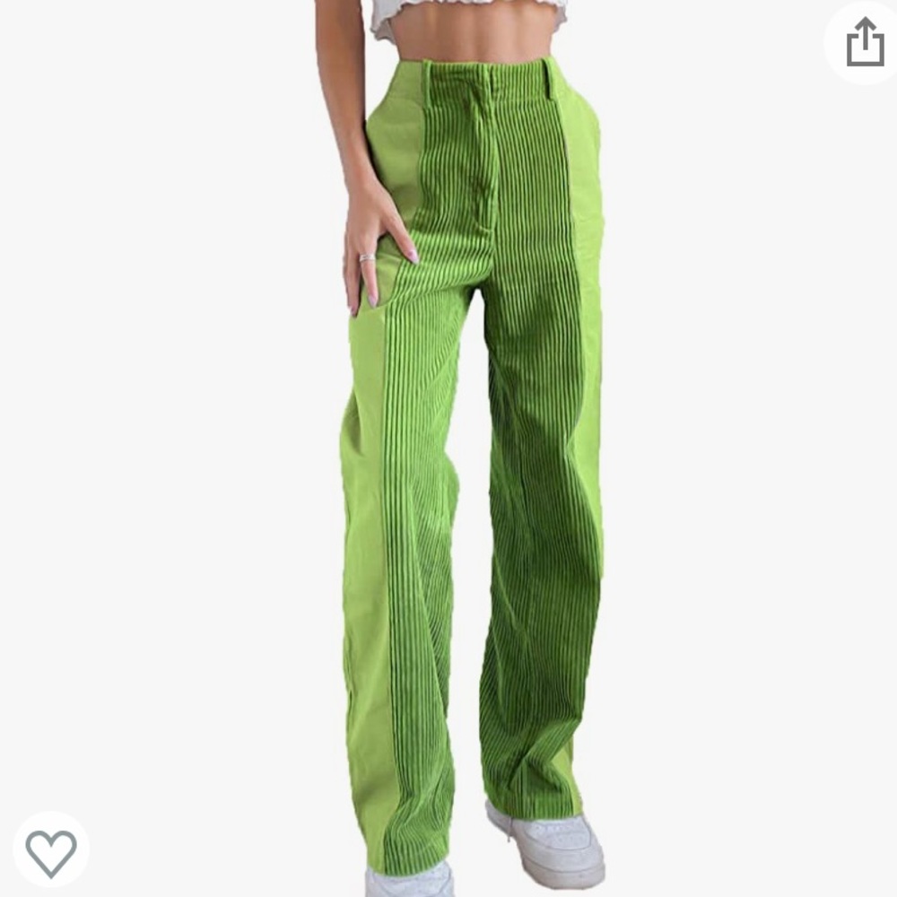 HIGH RISE CORDUROY PANTS - Picture 4 of 6